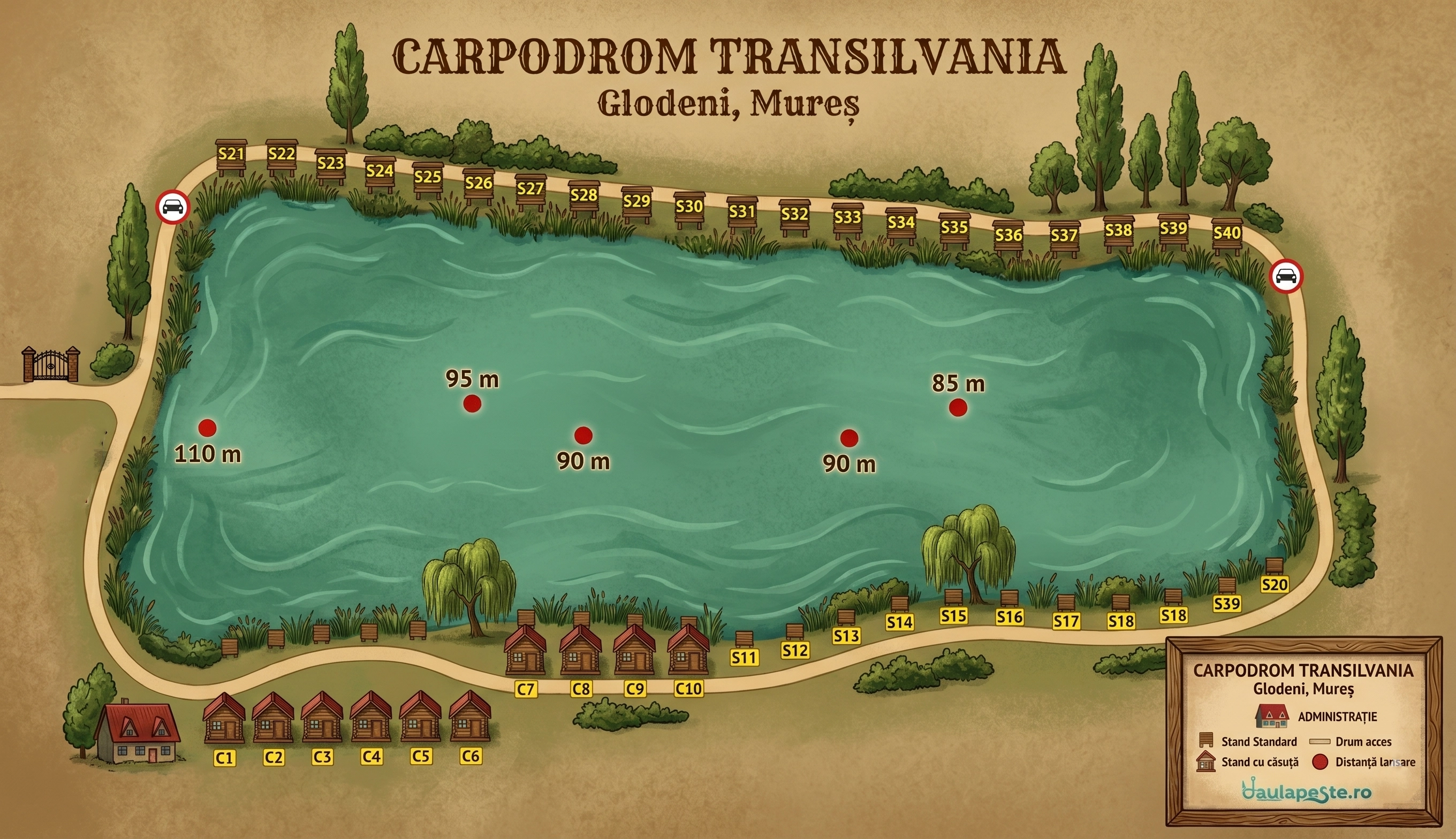 Harta standuri Carpodrom TRANSILVANIA
