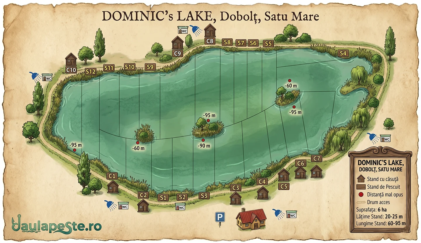 Harta standuri DOMINIC's LAKE