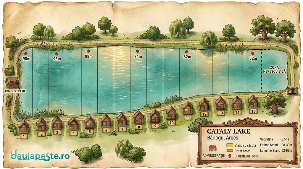 Harta standuri CATALY Lake