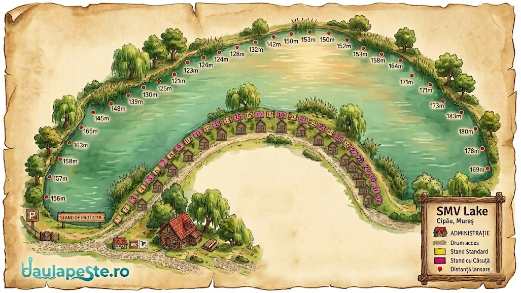 Harta standuri SMV Lake