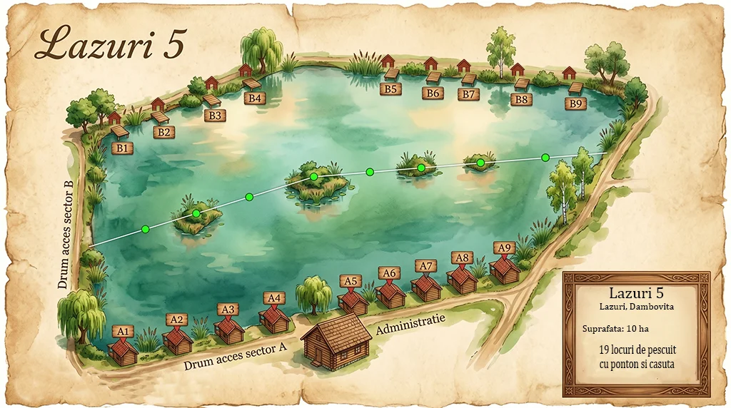 Harta standuri New Lakes LAZURI 1&5