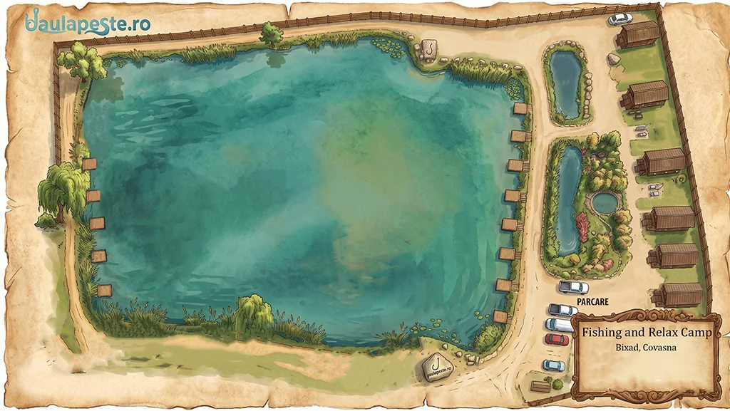 Harta standuri Fishing and Relax Camp