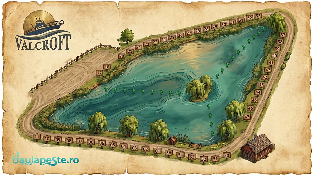 Harta standuri Lacul VALCROFT