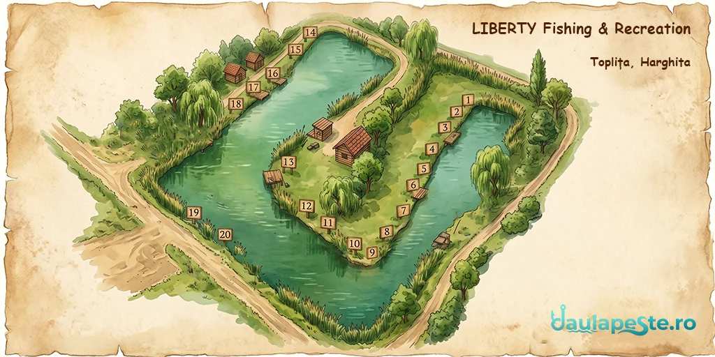Harta standuri LIBERTY Fishing & Recreation