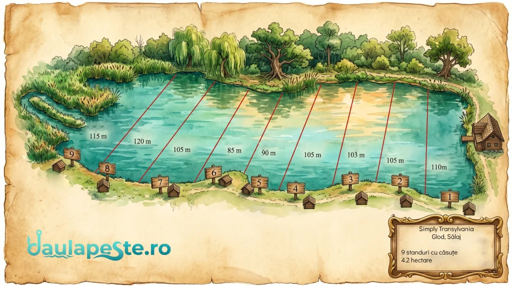 Harta standuri Lac GLOD - Simply Transylvania