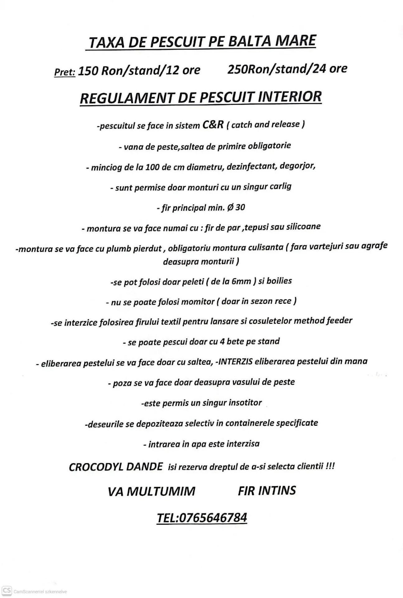 Lacul CROCODYL DANDE - fotografie 2